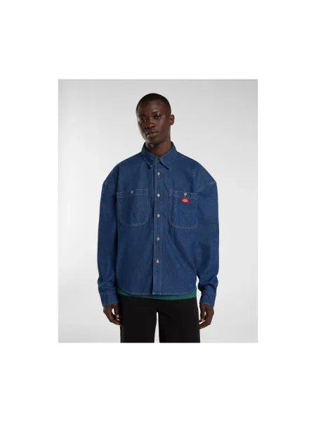 Cămașă de blugi Dickies albastru