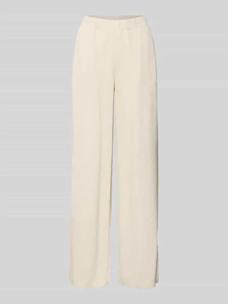 Spodnie materiałowe o kroju wide fit z mieszanki model Mucia' Opus Pants białe