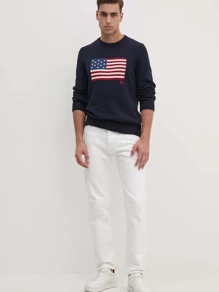 Polo Ralph Lauren pulover de bleumarin