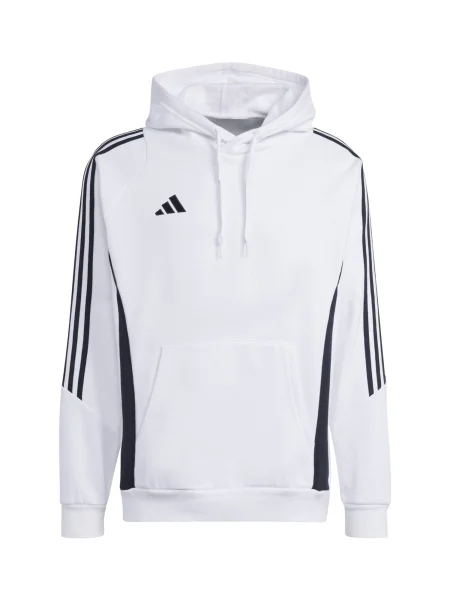 ADIDAS PERFORMANCE Αθλητική μπλούζα φούτερ Tiro μαύρο λευκό