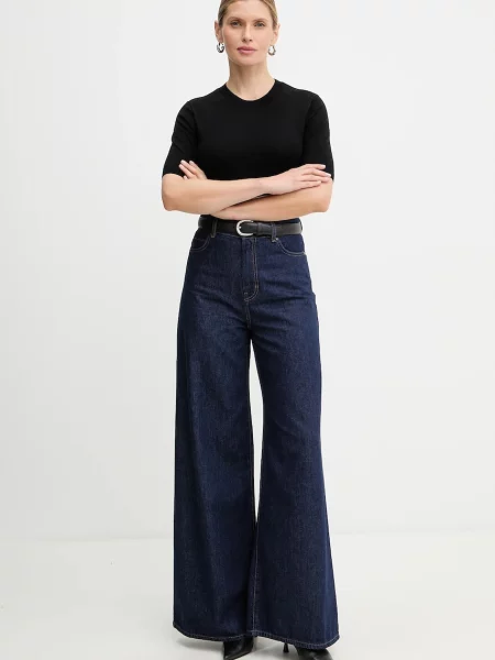 Вовняна футболка Weekend Max Mara MAREA чорний