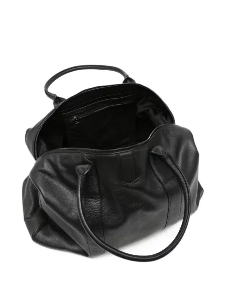 Geantă Canali din piele negru