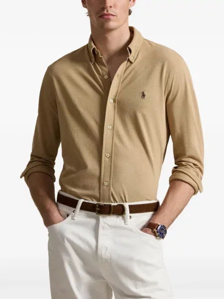 Șosete Polo Ralph Lauren cu model herringbone cu broderie plasă albastru