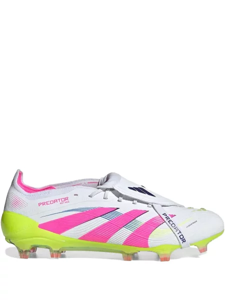 Șapcă Adidas cu dungi cu broderie de catifea alb