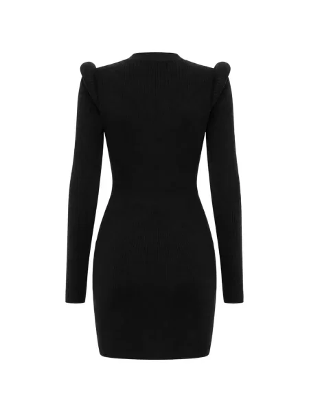 Rochie mini Elisabetta Franchi tricotate negru