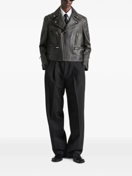 Geanta de piele Givenchy cu imagine negru