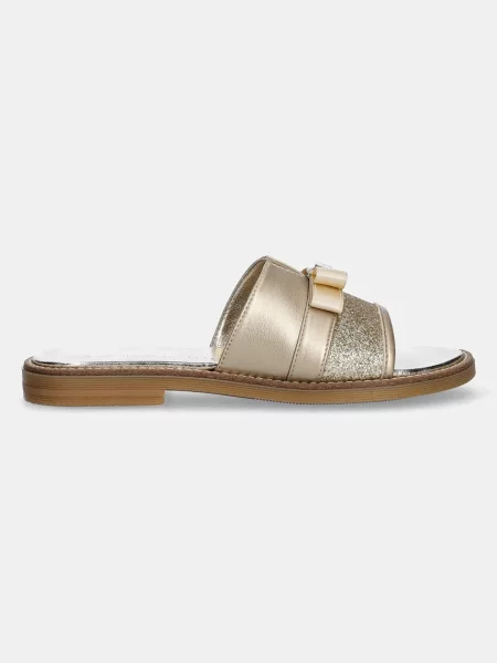 Dječje natikače Tommy Hilfiger zlatna
