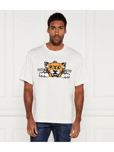 Kenzo Tricou | Oversize fit alb