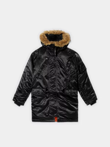 Детская парка Alpha Industries черная
