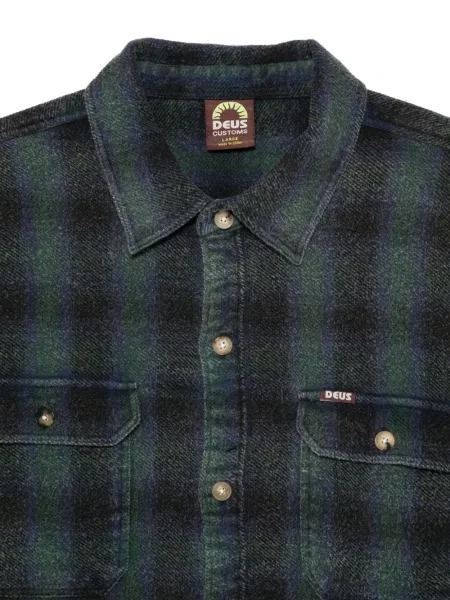 Poslovna košulja Deus Ex Machina business zelena