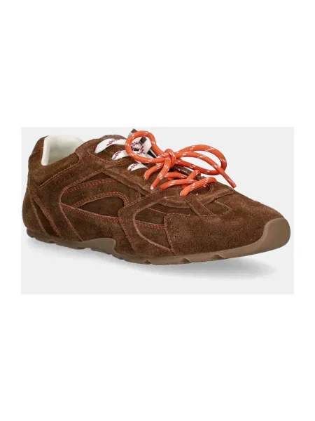 Sneakersy Nokwol brązowe