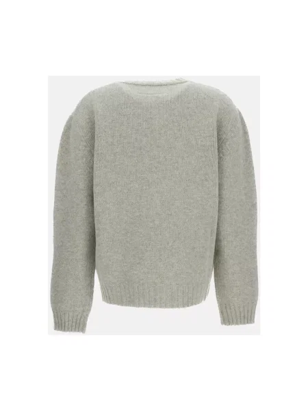 Dzianinowy sweter Mm6 Maison Margiela szary
