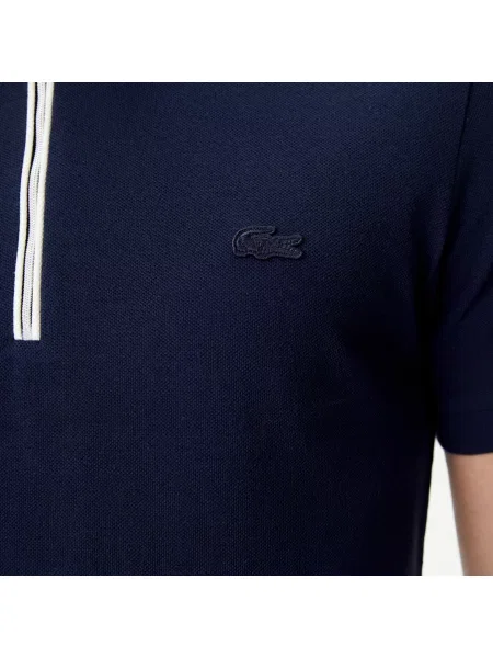Lacoste Koszulka Polo Slim Fit granatowa