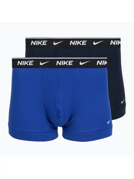 Boxeri pentru bărbați Nike Essential Cotton Stretch Trunk dark navy marină