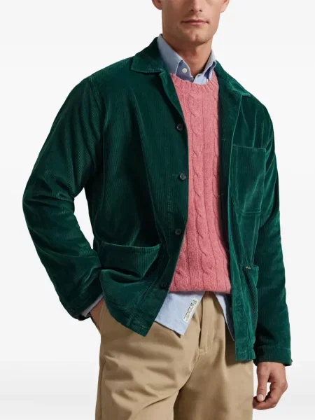 Ριγέ polo Polo Ralph Lauren με κουκούλα με αυτόγραφο λευκό