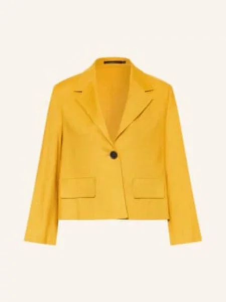 Windsor. Sako S Lněným Vzorem tmavě žlutá