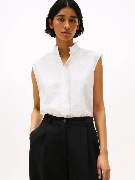 TOMMY HILFIGER Bluză alb