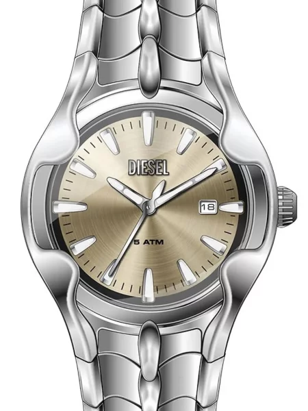 Diesel Ceas Vert Argintiu