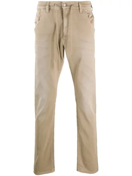 Заужени дънки Diesel Krooley кафяво