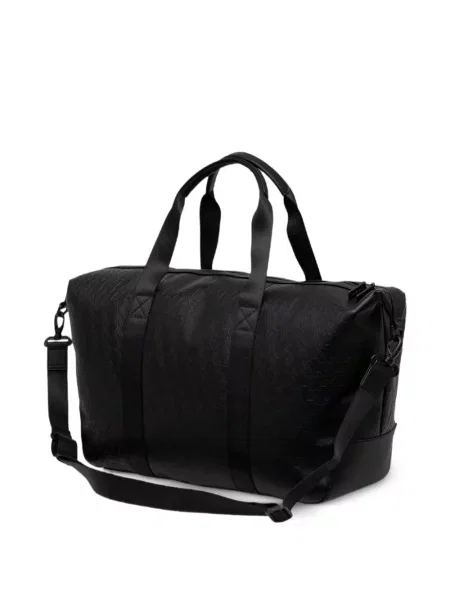 Geantă Armani Exchange cu autograf negru