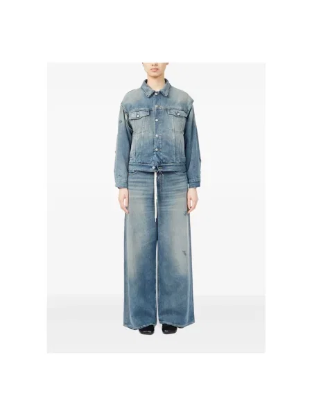 Kurtka koszulowa Mm6 Maison Margiela niebieska