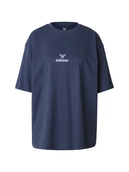 Felicious Tricou supradimensional bleumarin / piatră gri