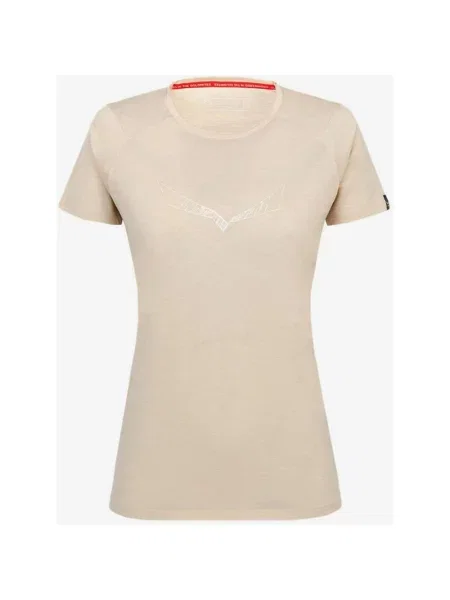 T-shirt z krótkim rękawem Salewa Pure Eagle Sketch AM 44 beżowy