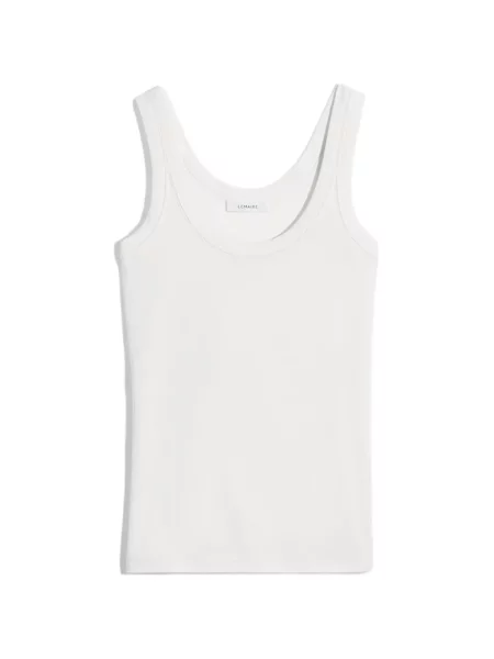 Top Lemaire cu nervuri alb