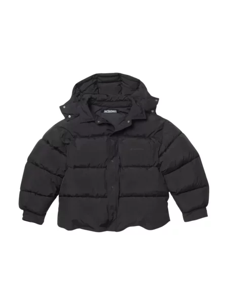Parka Jacquemus z logo czarna