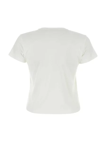 Koszulka polo Alexander Wang z autografem biała