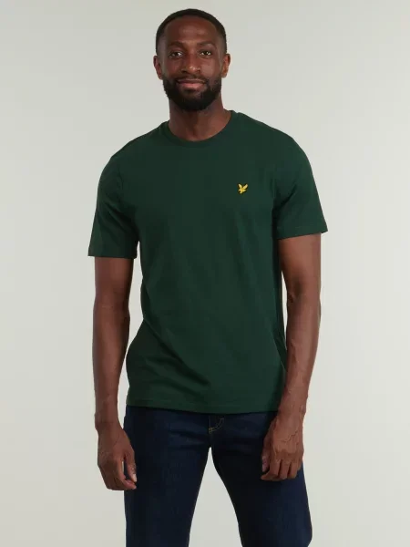 Lyle & Scott Majica zlatna / kraljevski / crna zelena