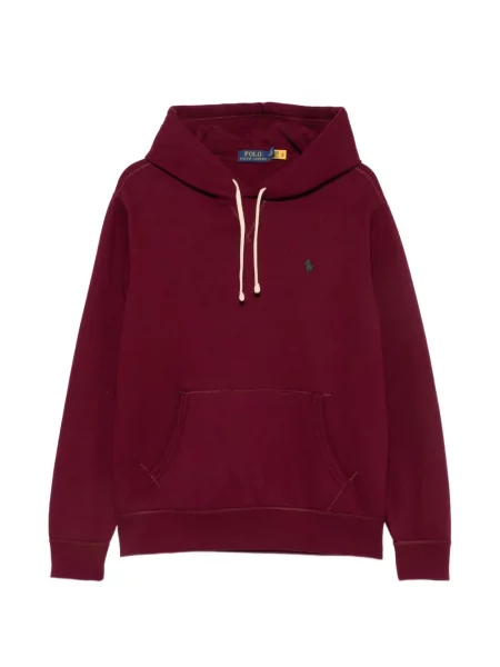 Риза Polo Ralph Lauren с автограф от джърси с връзки червено