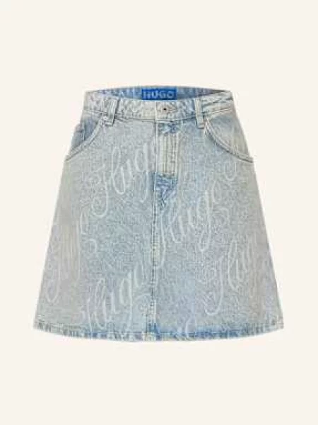 Hugo Blue Spódnica Jeansowa Gami blau niebieska