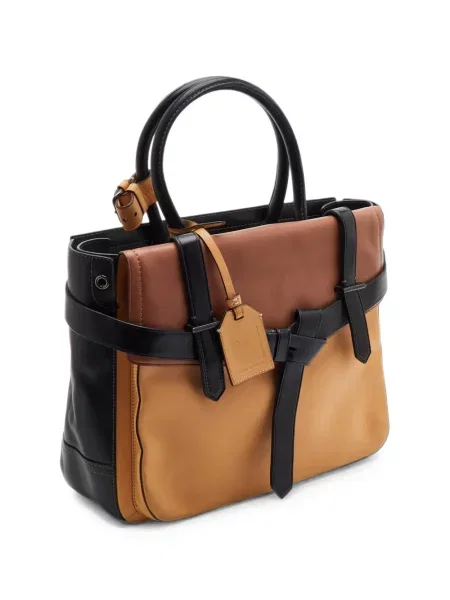 Δερμάτινη τσάντα shopper Reed Krakoff καφέ