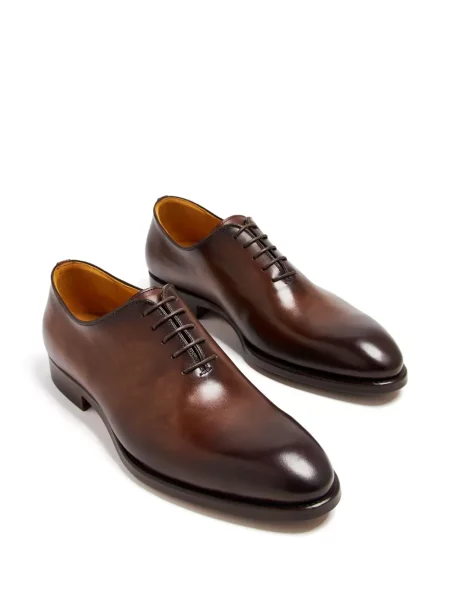 Oxford Magnanni din piele maro