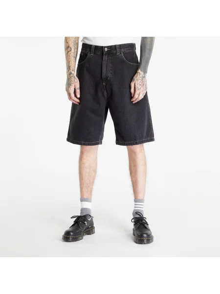 Къси панталони Carhartt WIP Brandon Short Black Stone Washed XS черно