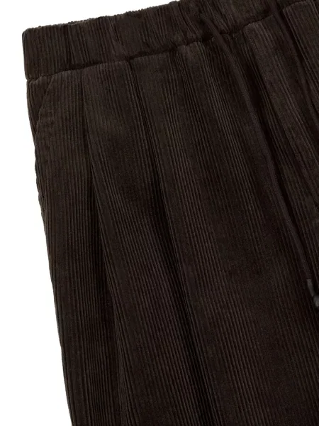Pantaloni Tomboy de catifea cord maro