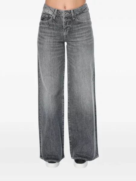 Široké džínsy Armani Exchange sivá