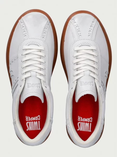 Camper TWS sneakers pentru femei din piele alb