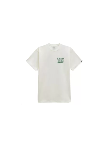 Vans Hi Road RV T-shirt Mężczyźni Koszulki Vans Krem Size: M