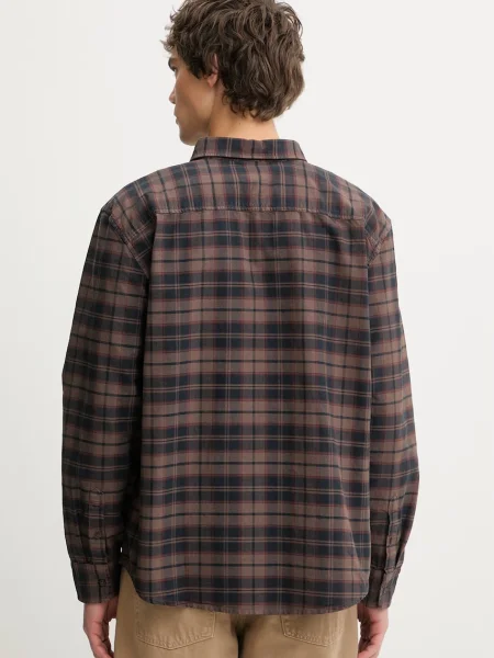 Košile Levi's AUTHENTIC BUTTON DOWN hnědá