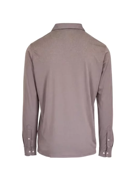 Lung tricou polo Peter Millar gri