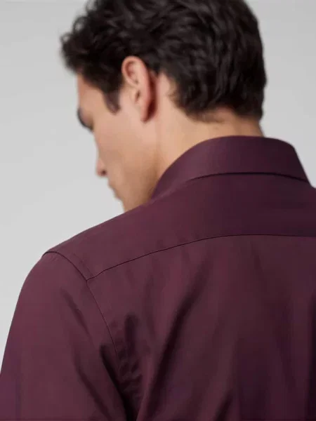 Koszula o kroju slim fit z czystej bawełny model New Kent' Seidensticker