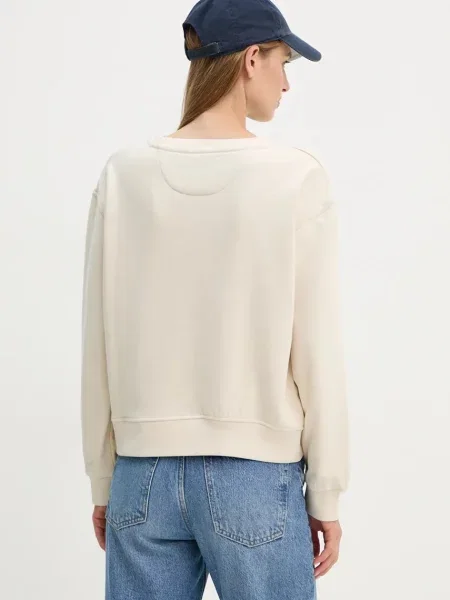 Mikina G-Star Raw s aplikací béžová