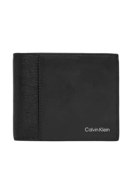 Portfel Calvin Klein skórzany czarny