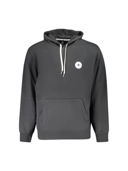 Bluza z kapturem Converse z kapturem czarna