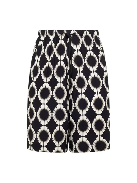 Szorty Laneus z nadrukiem czarne