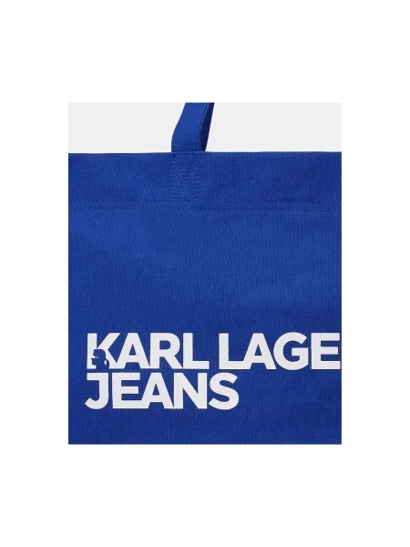 Geantă Karl Lagerfeld albastru