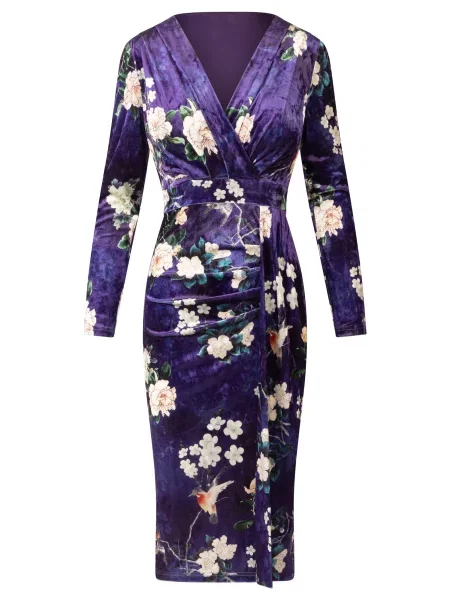 Kraimod Rochie bleumarin / închis / rosé verde