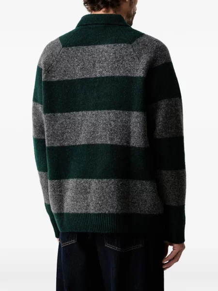 Lung tricou polo Les Deux verde